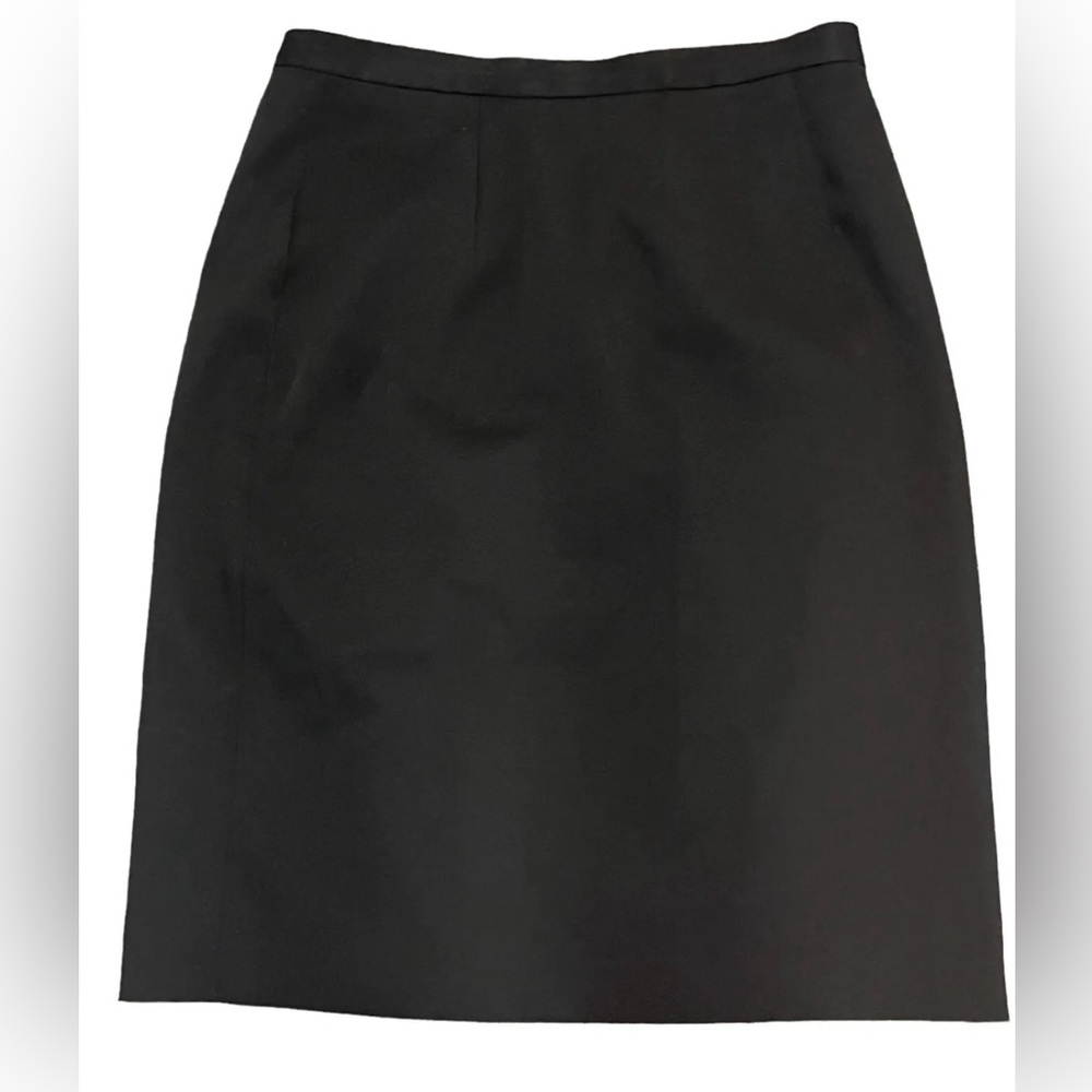New York & Company Women’s Skirt Size 10 Black Pencil  Slit Zipper Up  Vintage
